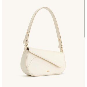 Jw Pei Addisyn Shoulder Bag Vegan Leather White Womens Handbag With Box & Dust B